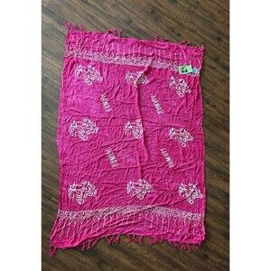 Hawaii Hot Pink Sarong Rayon Unity Trading Co. One Size Fits